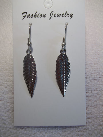 Silver Leaf Earrings (E926)