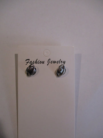 Silver Planet Post Earrings (E992)