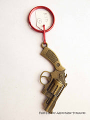 Bronze Gun Key Chain (K312)
