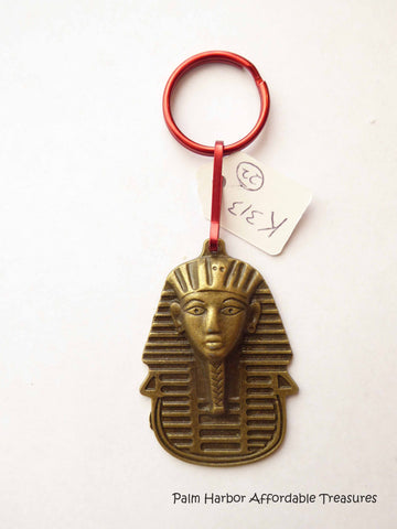 Bronze King Tut Key Chain (K313)