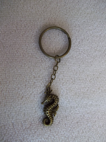 Bronze Seahorse Key Chain (K332)