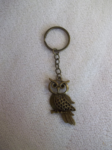 Bronze Owl Key Chain (K348)